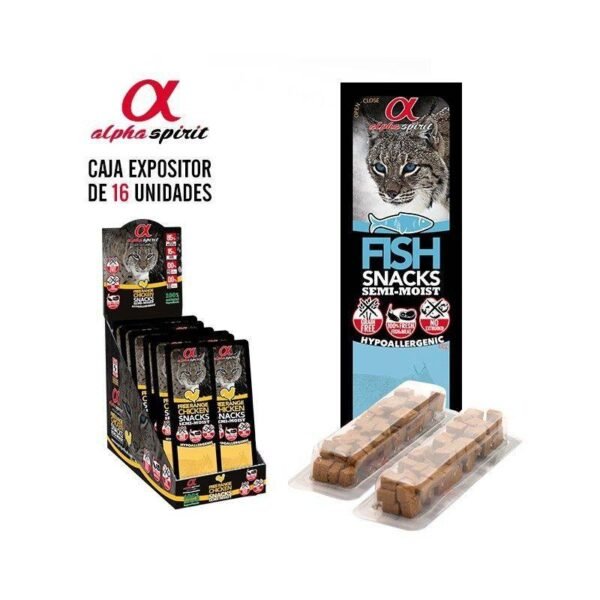 Alpha Spirit Snack Tacos Gato Pescado 35Gr (x16)