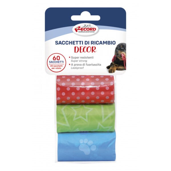 Bolsa recoge excremento decor 3x20und