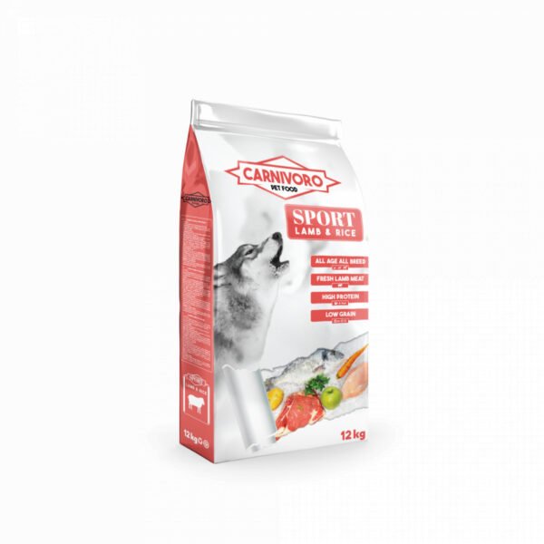 Carnivoro Sport Cordero Arroz 12kg
