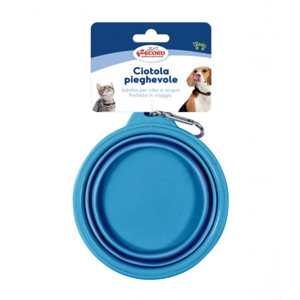 Comedero Plegable Color Azul 450ml
