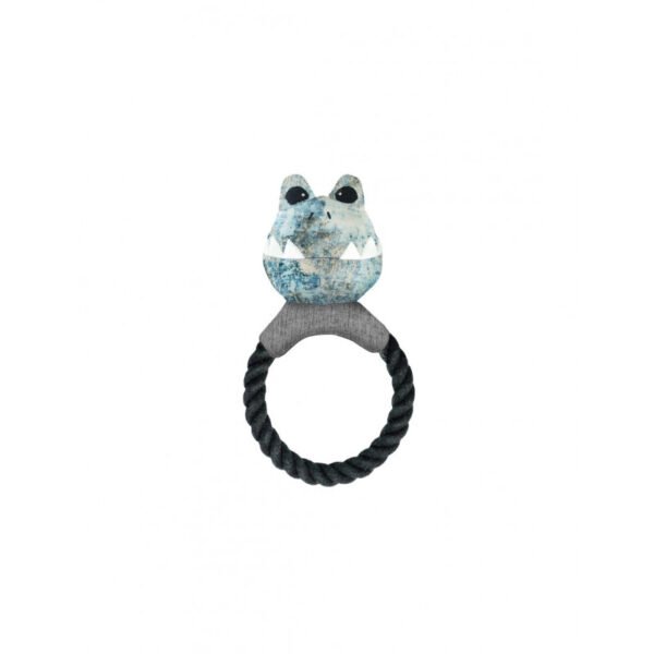 Green Fun Toy Rana con Cuerda 11,5x20cm