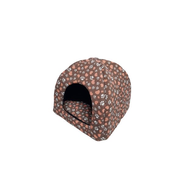 Siesta Igloo Marron Huellas 45cm