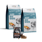 “Dos sacos de pienso Custom Diet Salmón para perros, alimento natural sin cereales formato 2 x 10 kg”