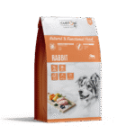 Pienso natural sin cereales para perros Custom Rabbit con carne de conejo y pato, alta digestibilidad, piel sana y articulaciones fuertes – www.ecomascota.biz