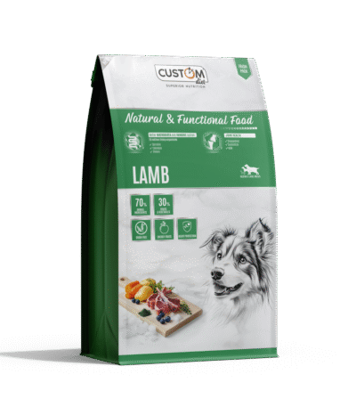 Pienso natural para perros Custom Lamb con cordero y pato sin cereales