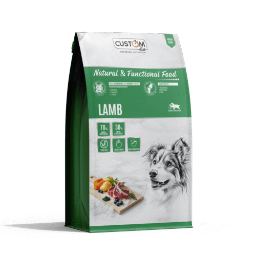 Pienso natural para perros Custom Lamb con cordero y pato sin cereales