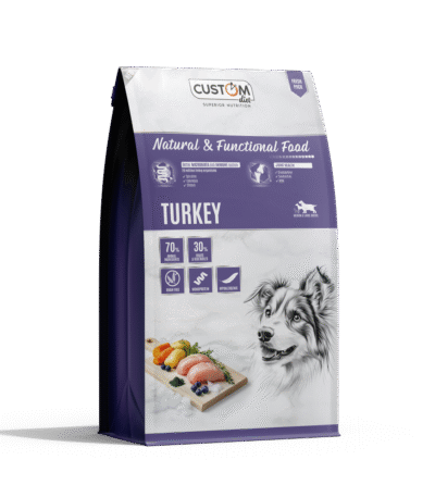 Custom-Pienso natural para perros de pavo sin cereales – alta digestibilidad y proteínas de calidad | Ecomascota.biz