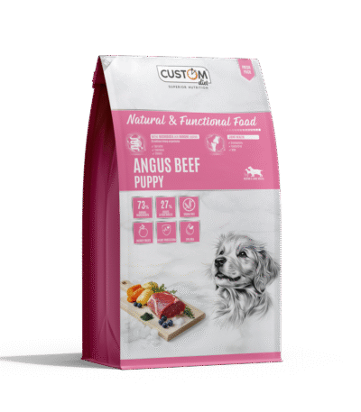 Pienso Custom Puppy Angus Beef sin cereales con ternera y salmón para cachorros