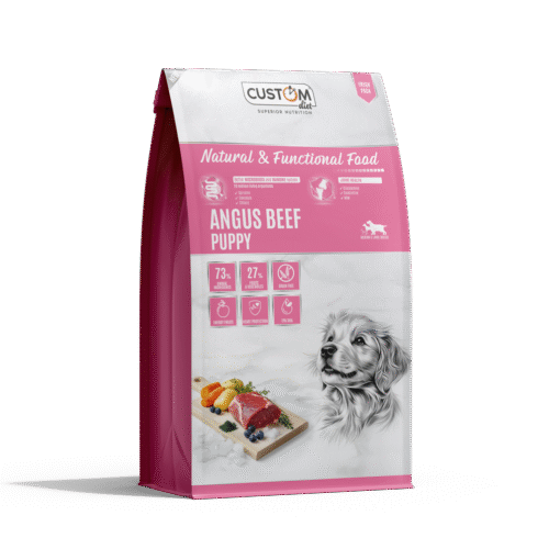 Pienso Custom Puppy Angus Beef sin cereales con ternera y salmón para cachorros