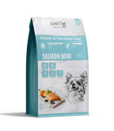 Pienso Custom Salmon Mini con salmón y arroz integral para perros pequeños sin cereales